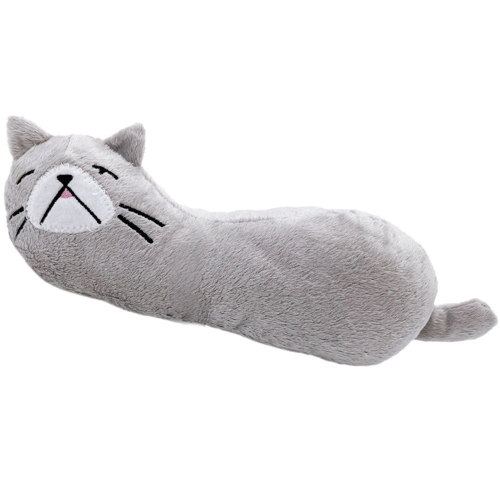 Grey sales cat pillow