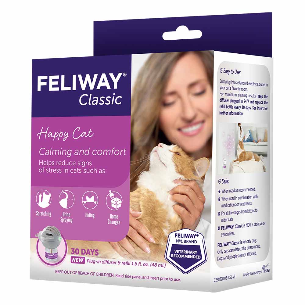 Feliway Cat Classic Calming Pheromone Diffuser Starter Kit