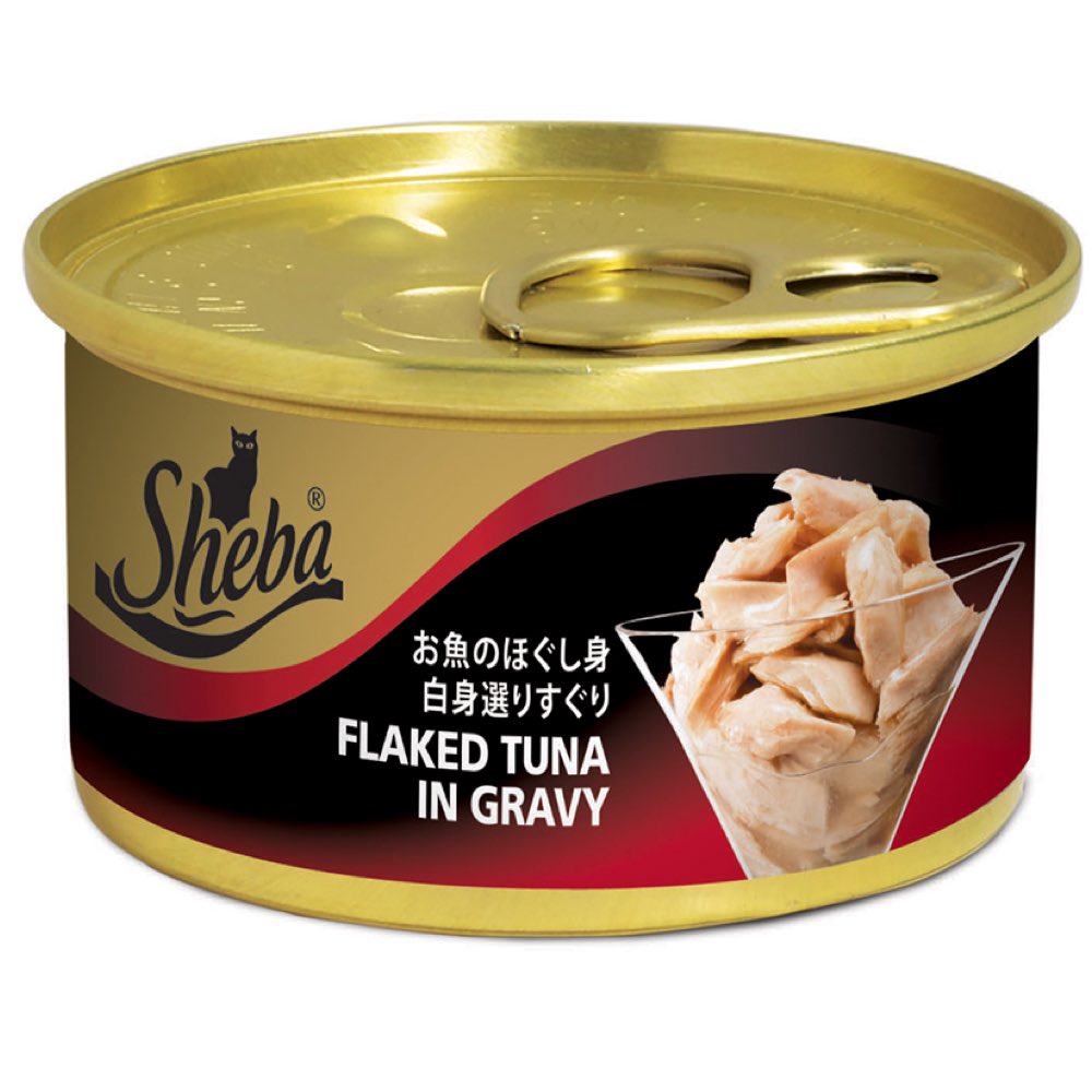 10 OFF 24 cans Sheba Flaked Tuna In Gravy Adult Canned Cat Food