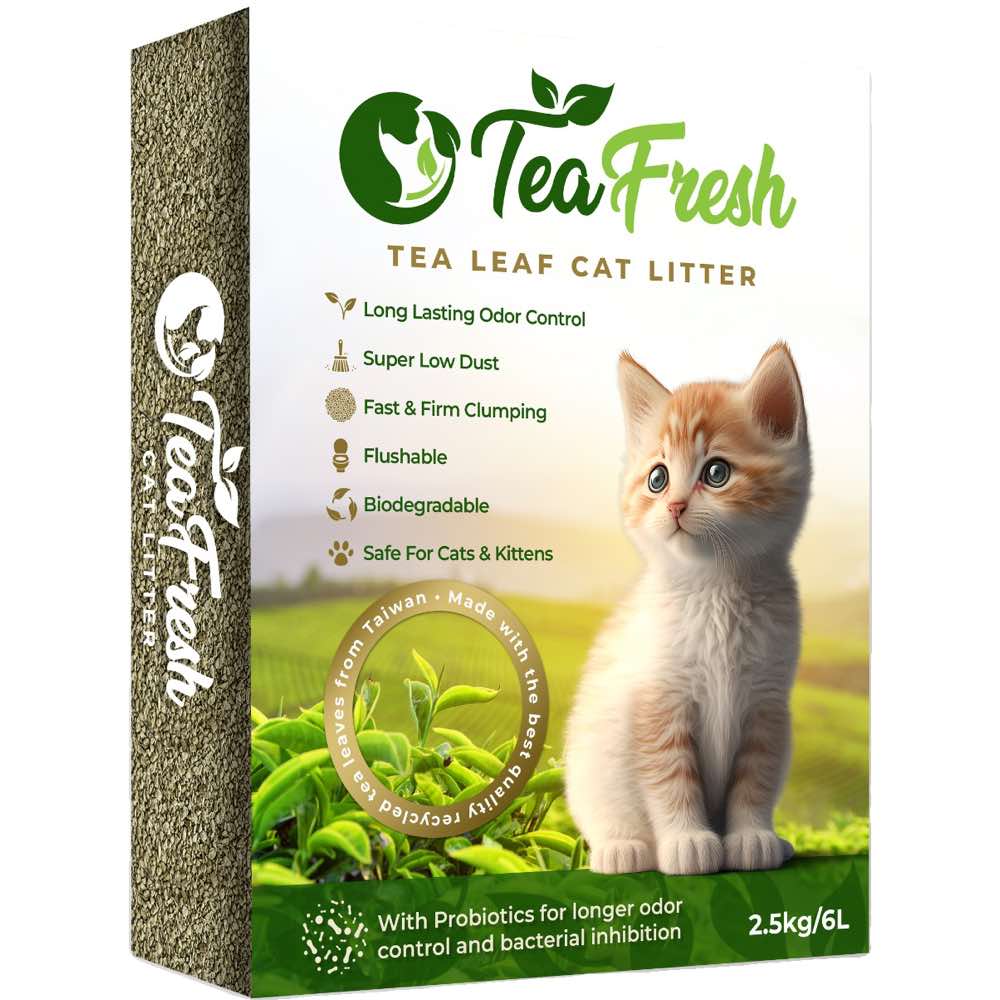 TeaFresh Tea Leaf Cat Litter 2.5kg Kohepets