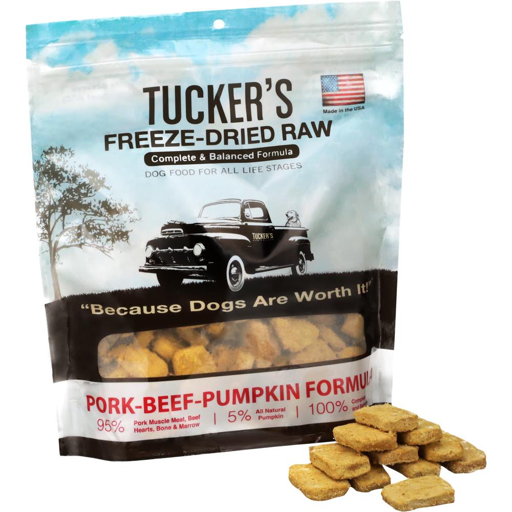 Tucker s Pork Beef Pumpkin Grain Free Freeze Dried Raw Dog Food