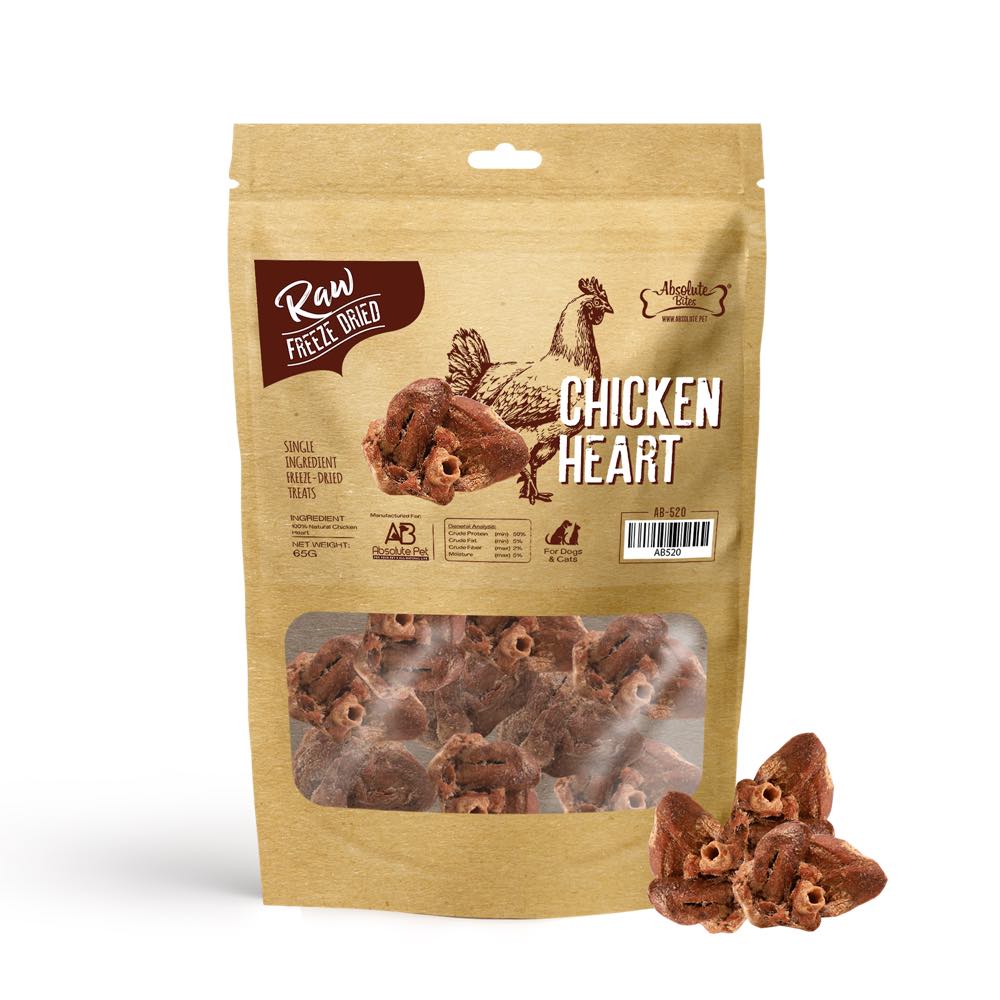 Freeze dried chicken 2024 hearts for cats