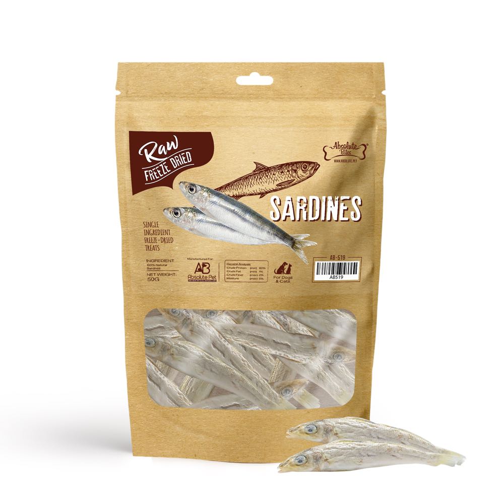 Freeze dried store fish for cats