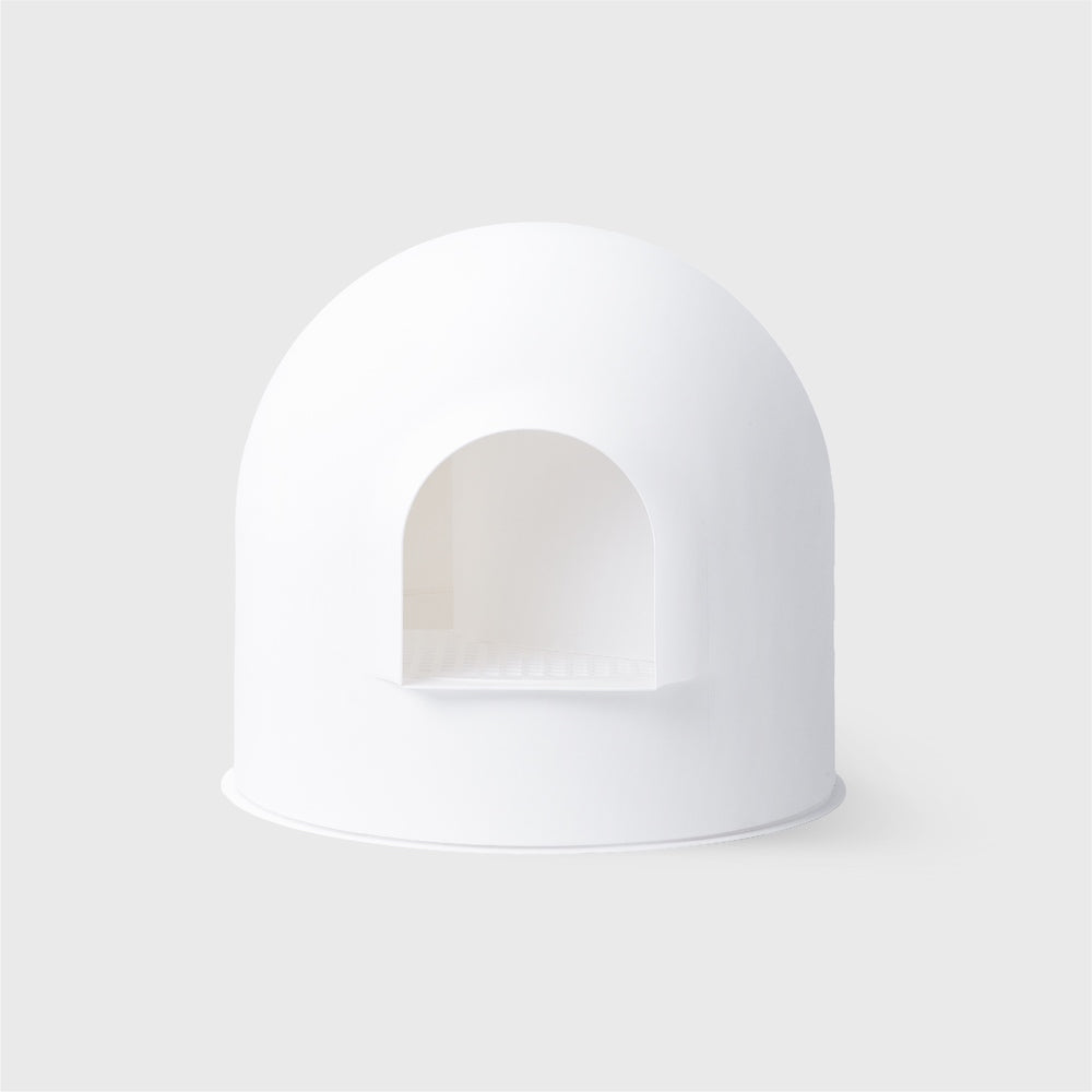 Cat igloo store litter box