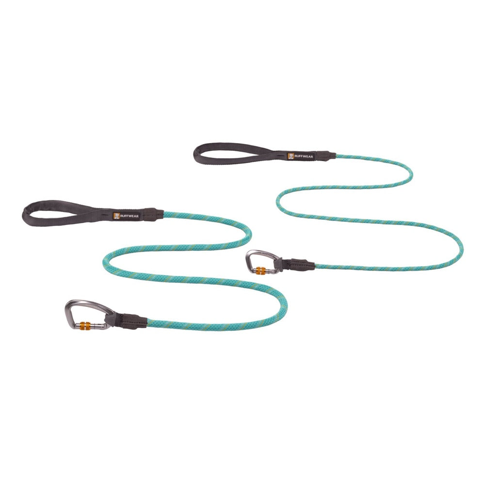 Ruffwear Knot A Leash Reflective Rope Dog Leash Aurora Teal