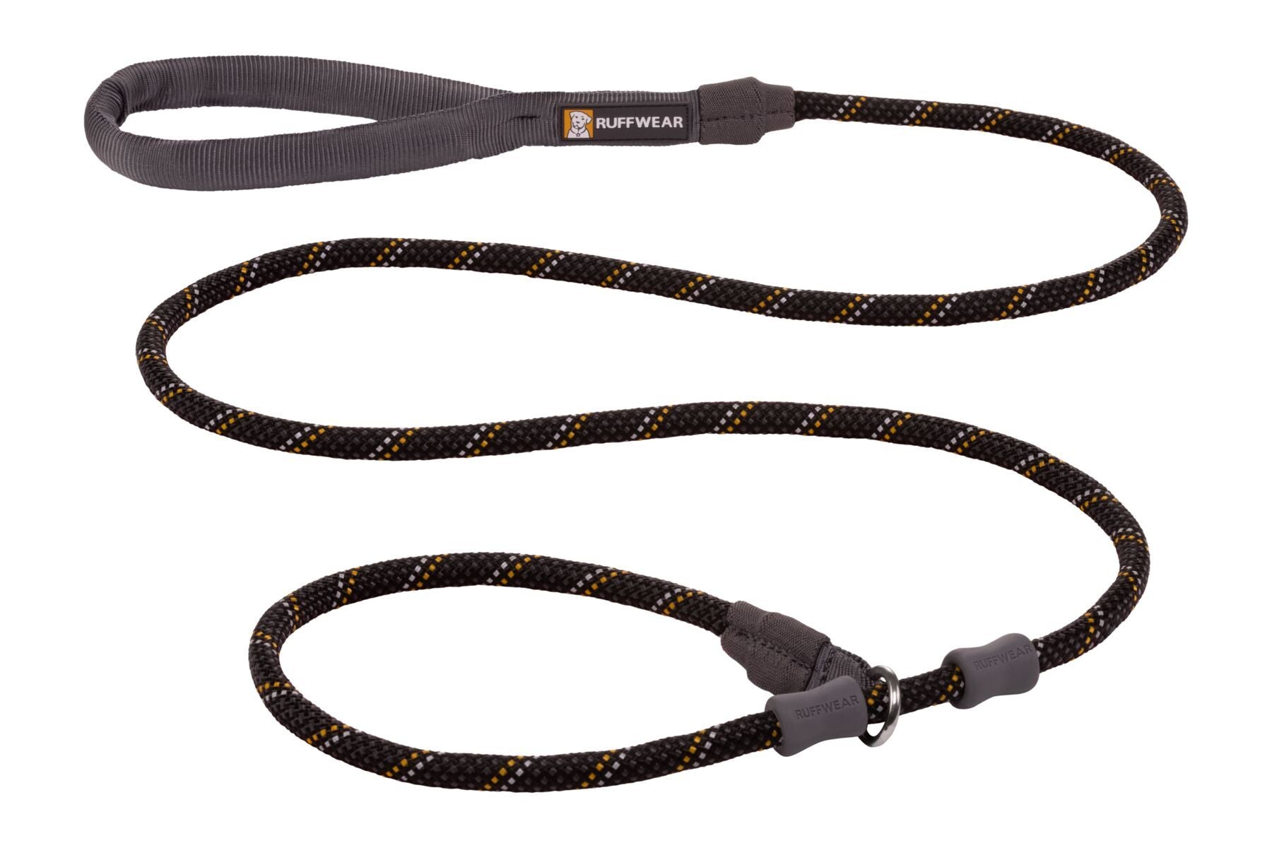 Ruffwear Just a Cinch Reflective Rope Slip Dog Leash Obsidian