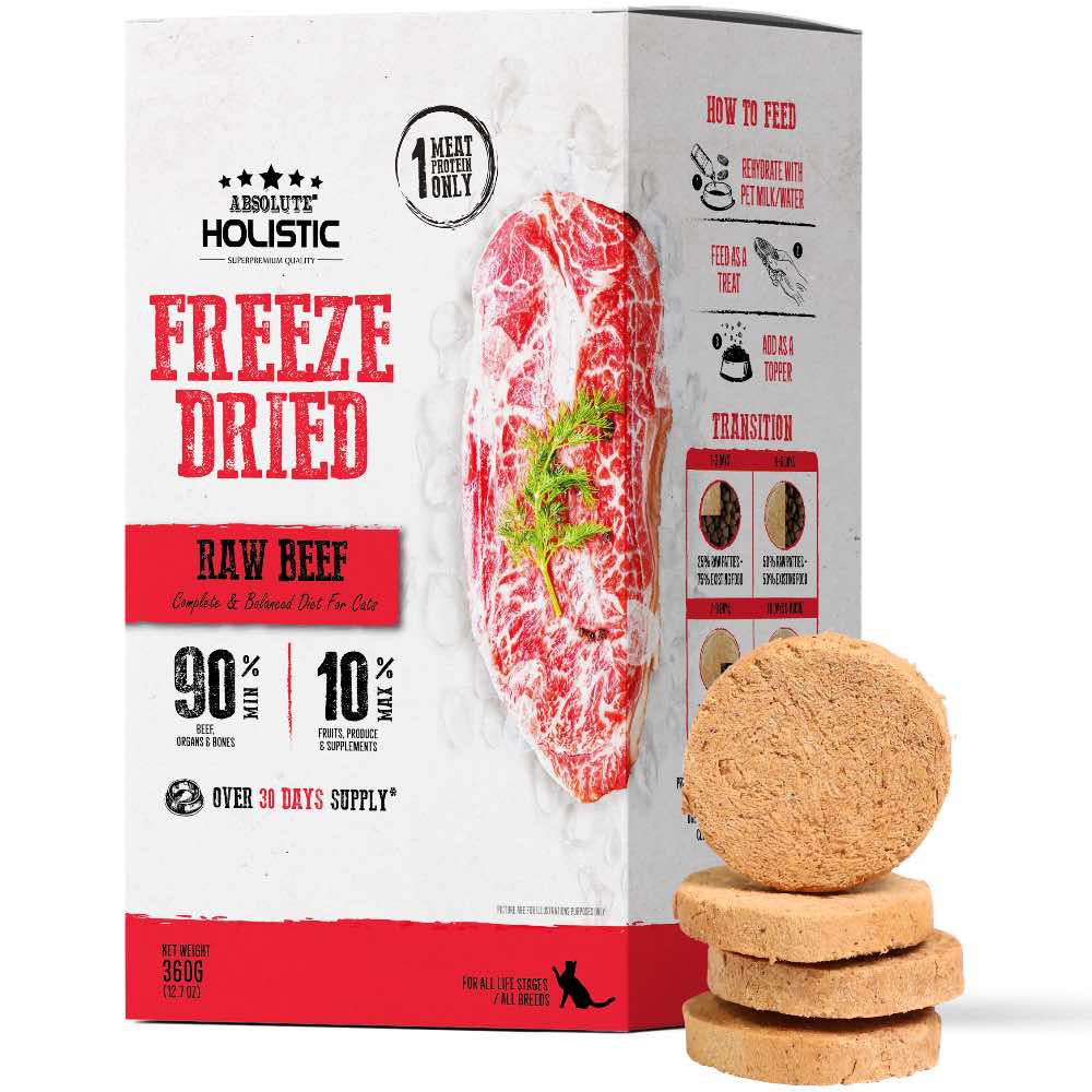 BUNDLE DEAL Absolute Holistic Patties Beef Grain Free Freeze