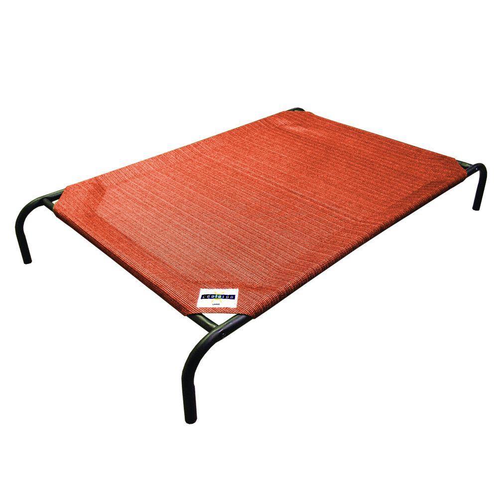 Elevated pet bed clearance large