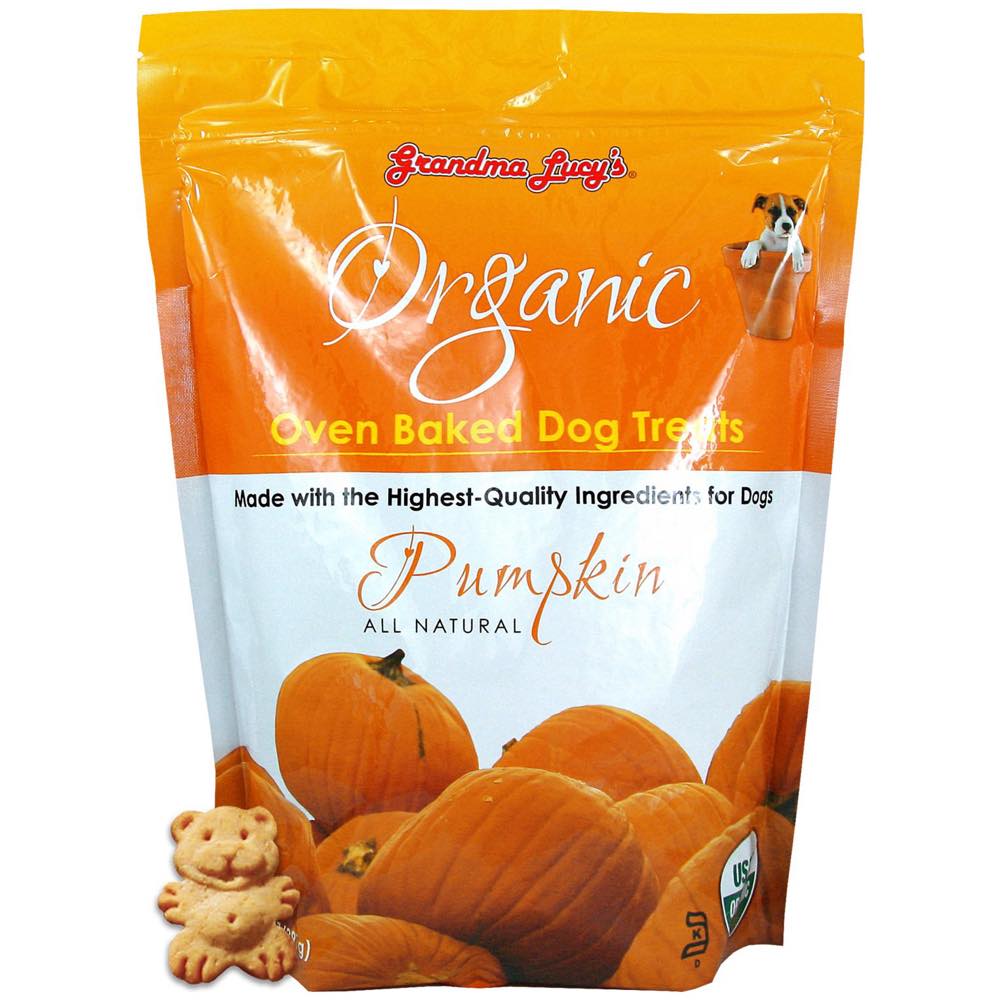 Grandma Lucy s Organic Pumpkin Oven Baked Dog Treats 14oz Kohepets