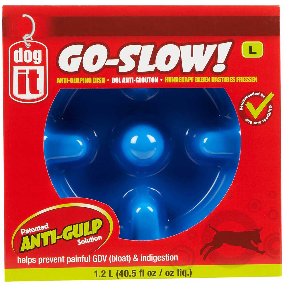 2 Dog Bowl Slow Feeder Anti Bloat No Gulp Puppy Pet Cat Interactive Feeding  Tray 
