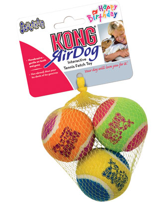 Air kong squeaker clearance tennis ball medium