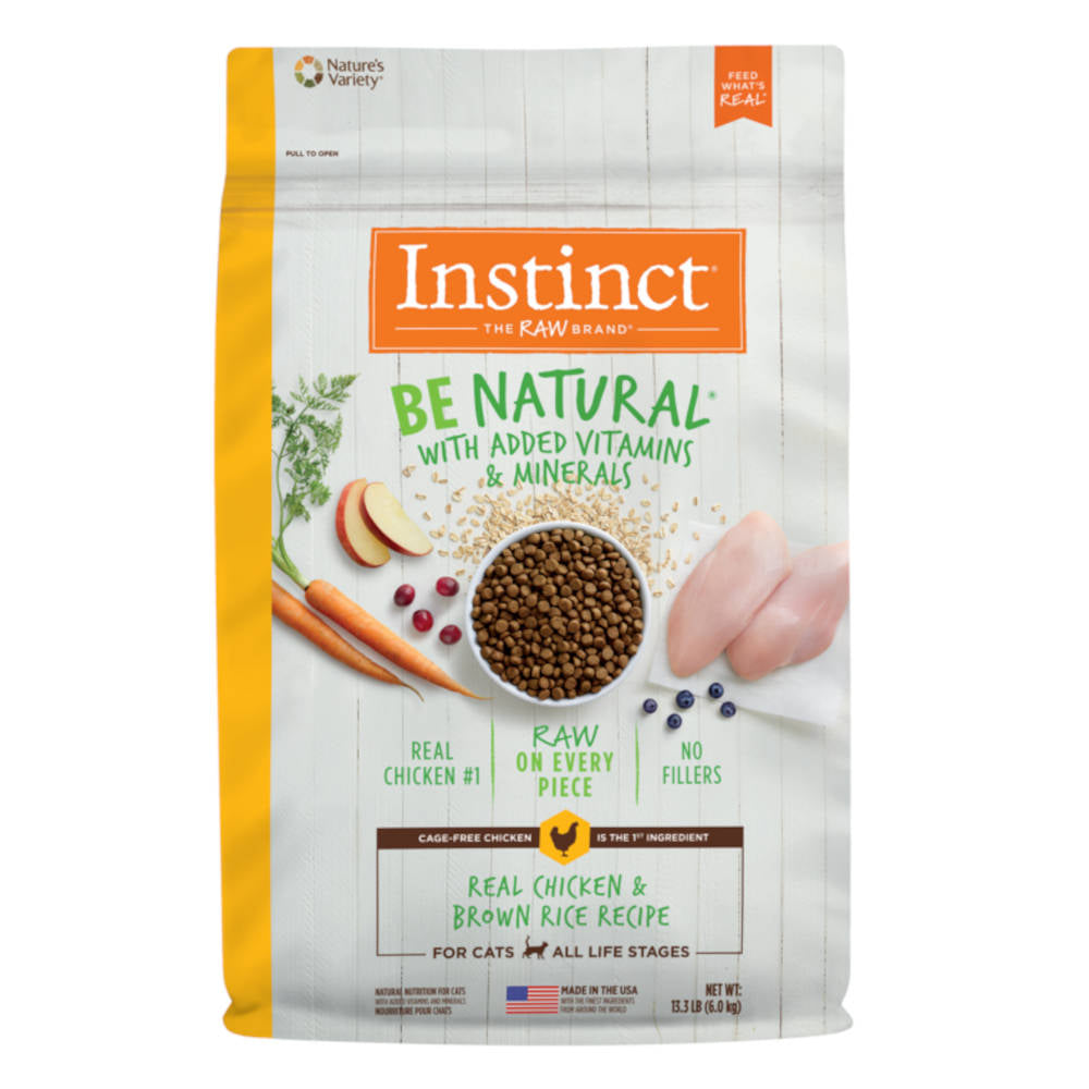 Instinct Be Natural Real Chicken Grain Free Dry Cat Food 13.3lb