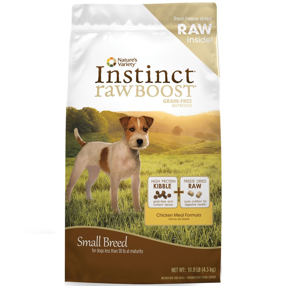 Nature s Variety Instinct Raw Boost Small Breed Chicken Meal Grain