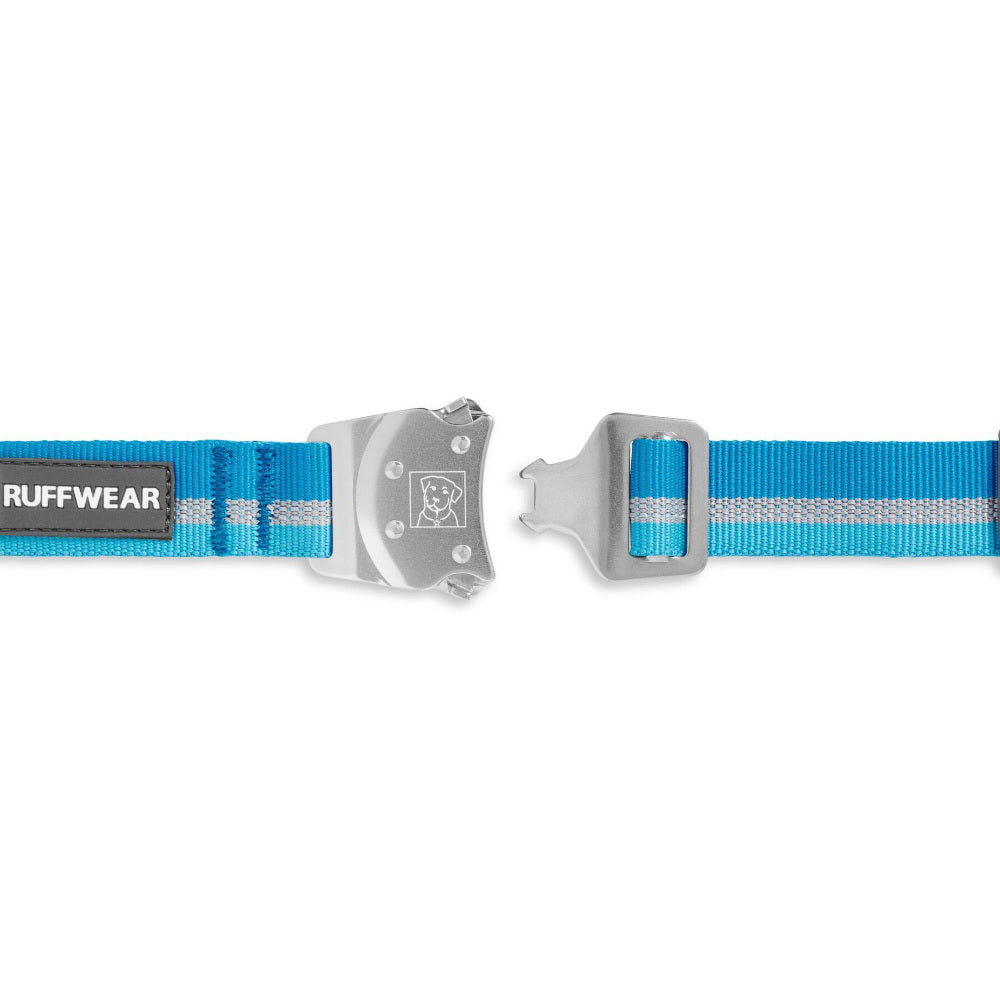 Ruffwear Top Rope Reflective Ballasted Dog Collar Blue Dusk