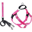 2 Hounds Design Freedom No-Pull Dog Harness & Leash - Hot Pink/Black