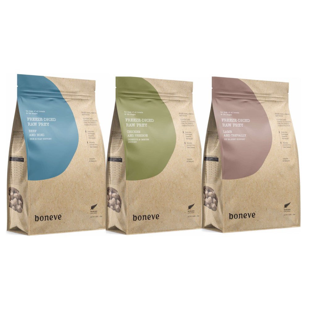 TRIAL SPECIAL $6 OFF: Boneve Grain-Free Freeze-Dried Raw Dog Food 100g