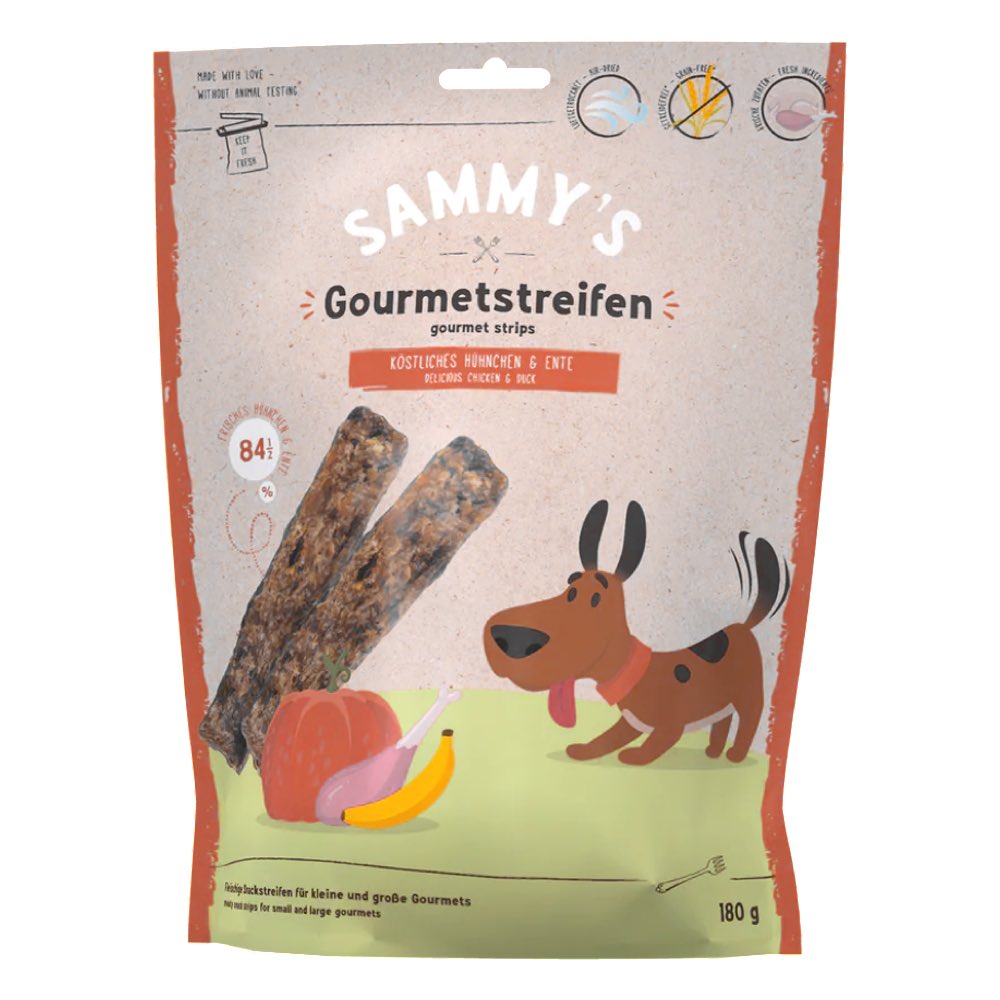  Bosch Sammy's Gourmet Strips with Chicken & Duck 180g