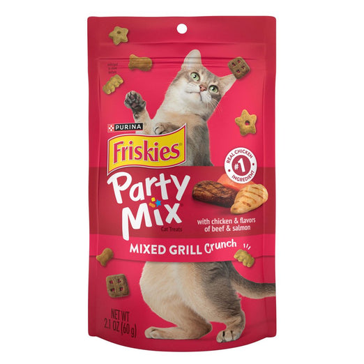  Friskies Party Mix Mixed Grill Cat Treats 60g