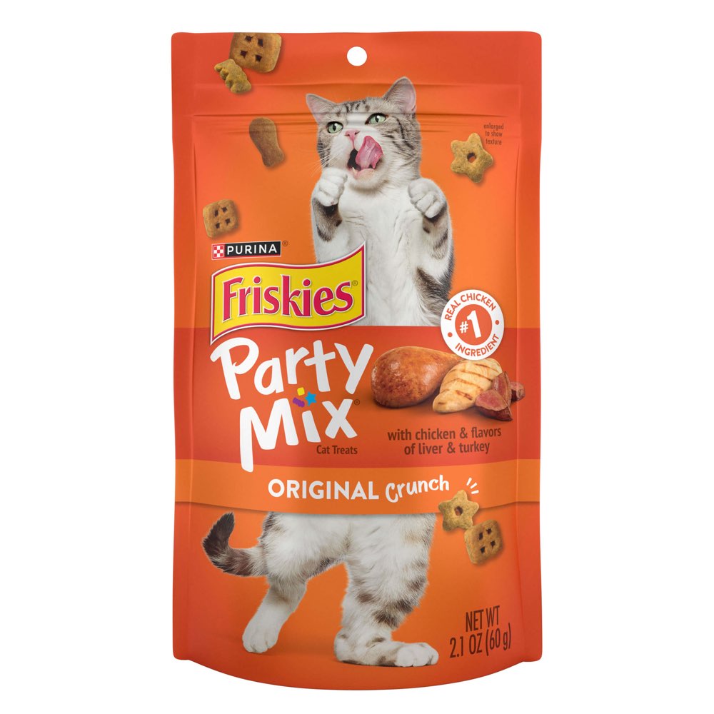 Friskies Party Mix Original Crunch Cat Treats 60g