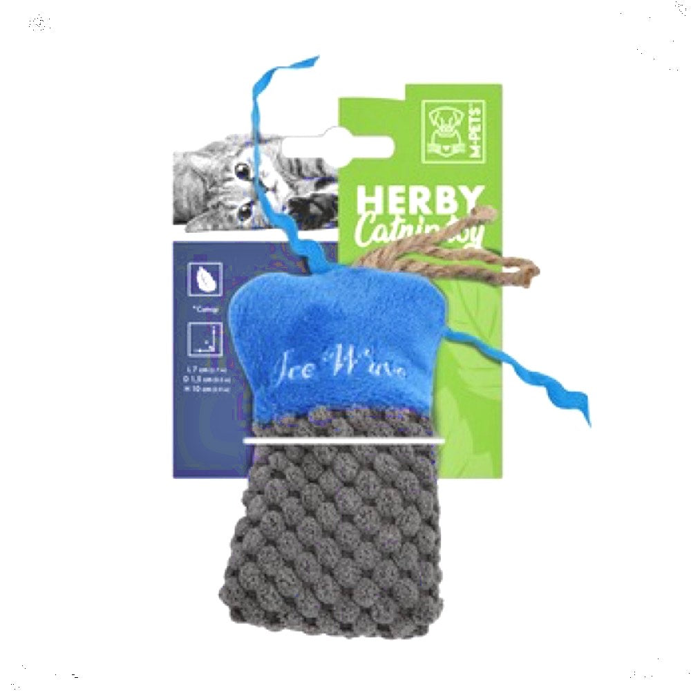 $3 OFF: M-Pets Herby Ice Wave Catnip Toy (Grey)