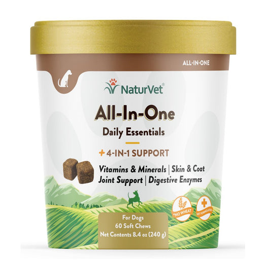 NaturVet All-In-One Soft Chew Cup 60 count