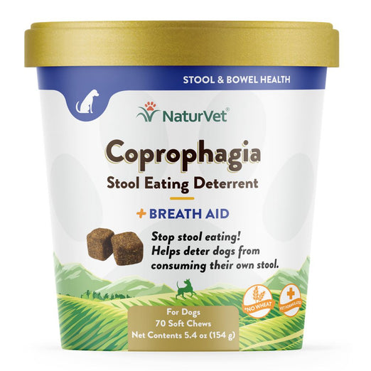 15% OFF: NaturVet Coprophagia Stool Eating Deterrent Soft Chew Cup 70 count