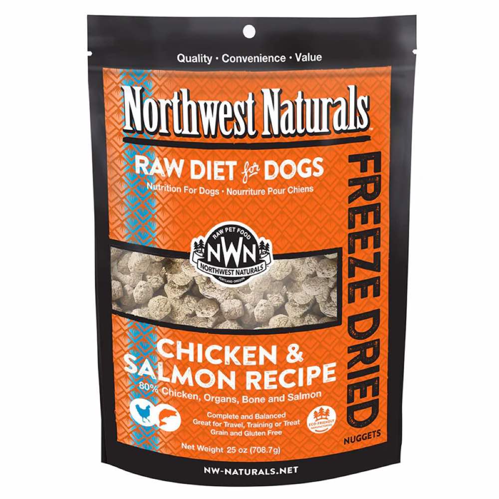 Northwest Naturals Chicken & Salmon Freeze Dried Raw Diet Dog Food