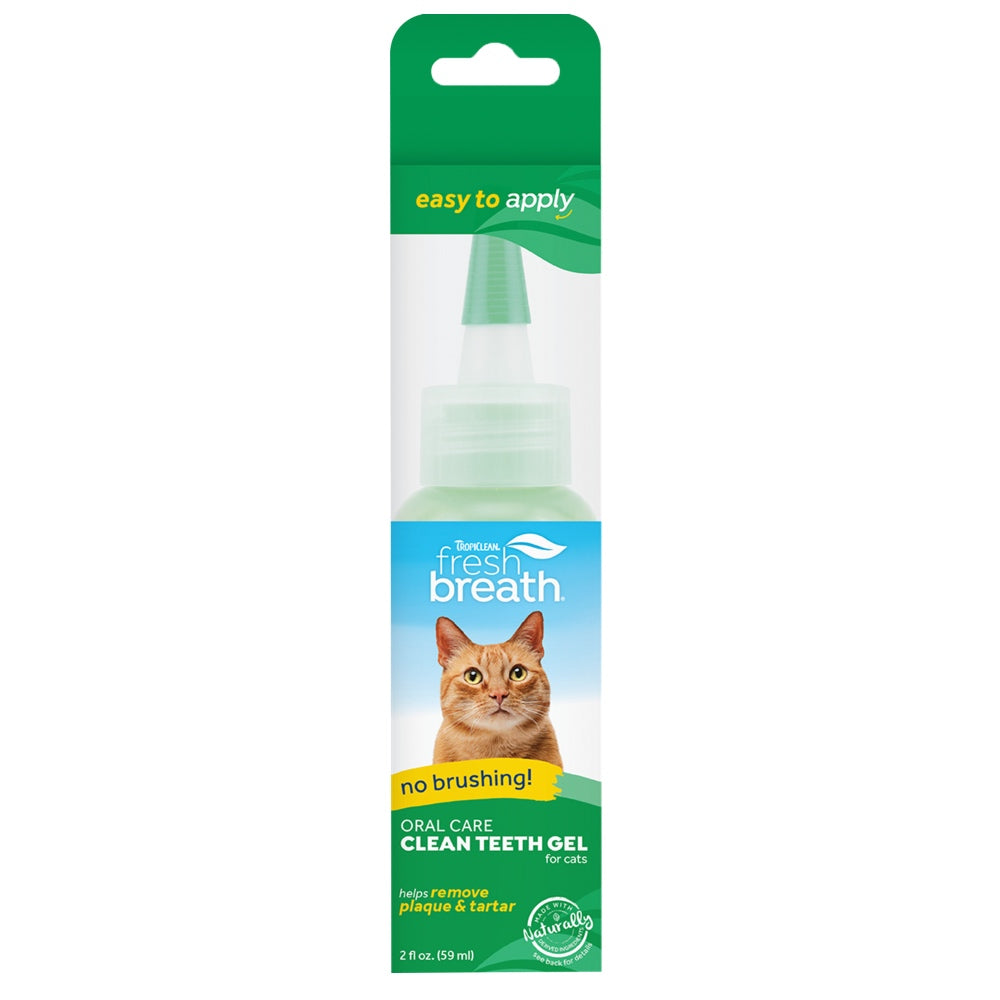 Tropiclean Fresh Breath Clean Teeth Gel For Cats 2oz