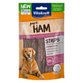 $2 OFF (Exp 14May25): Vitakraft Pure Ham Strips Grain-Free Dog Treats 80g