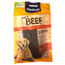 $2 OFF (Exp 14May25): Vitakraft Pure Beef Strips Grain-Free Dog Treat 80g