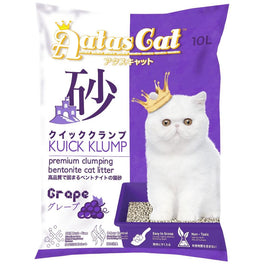 Aatas Cat Kuick Klump Bentonite Cat Litter Grape 10L