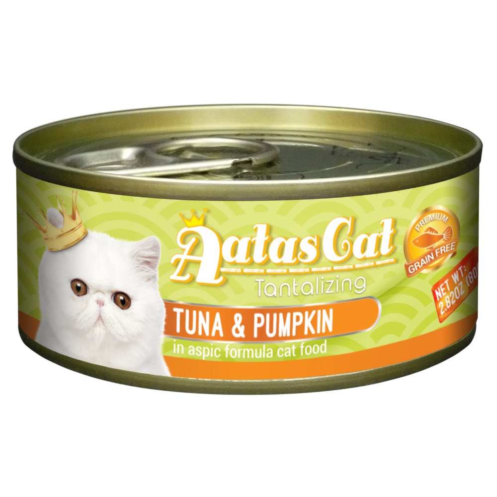 Aatas Cat Tantalizing Tuna & Pumpkin In Aspic Canned Cat Food 80g