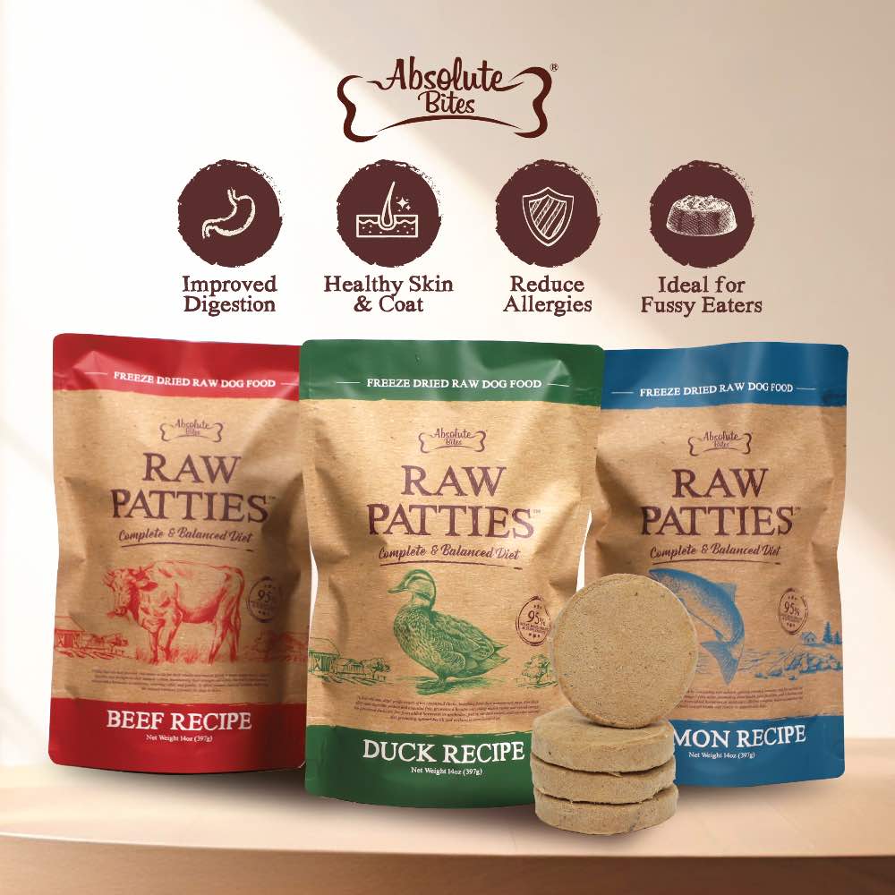 37% OFF: Absolute Bites Pork Grain-Free Freeze-Dried Raw Dog Food 14oz