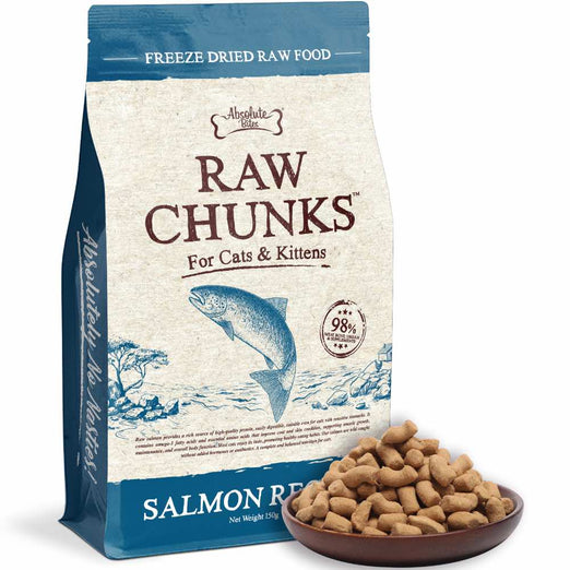 35% OFF: Absolute Bites Raw Chunks Salmon Freeze Dried Cat Food