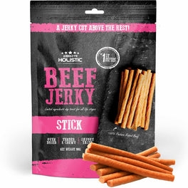 20% OFF: Absolute Holistic Beef Jerky Stick Dog Treats 100g