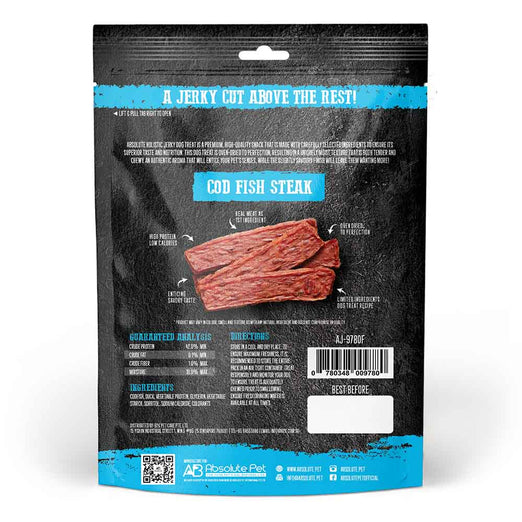 20% OFF: Absolute Holistic Codfish Steak Grain Free Dog Treats 100g