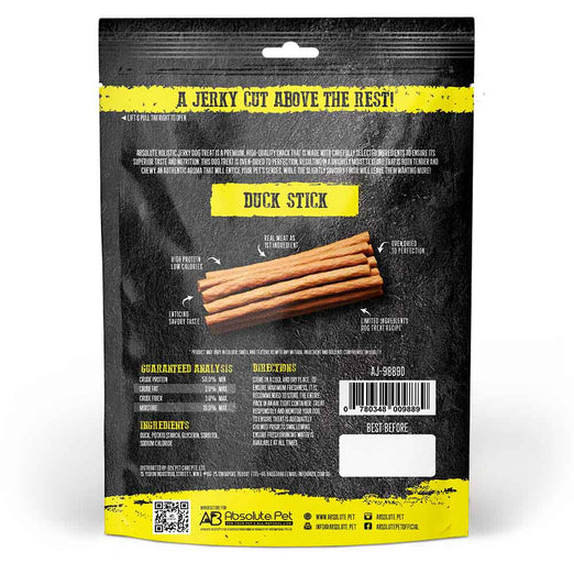 20% OFF: Absolute Holistic Duck Loin Stick Grain Free Dog Treat 100g