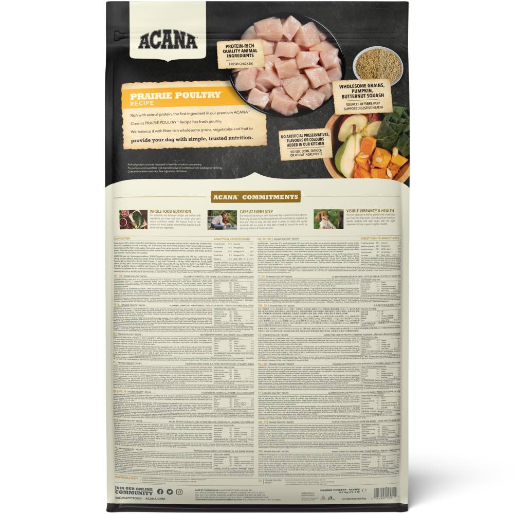 ACANA Freeze-Dried Coated Prairie Poultry Dry Dog Food