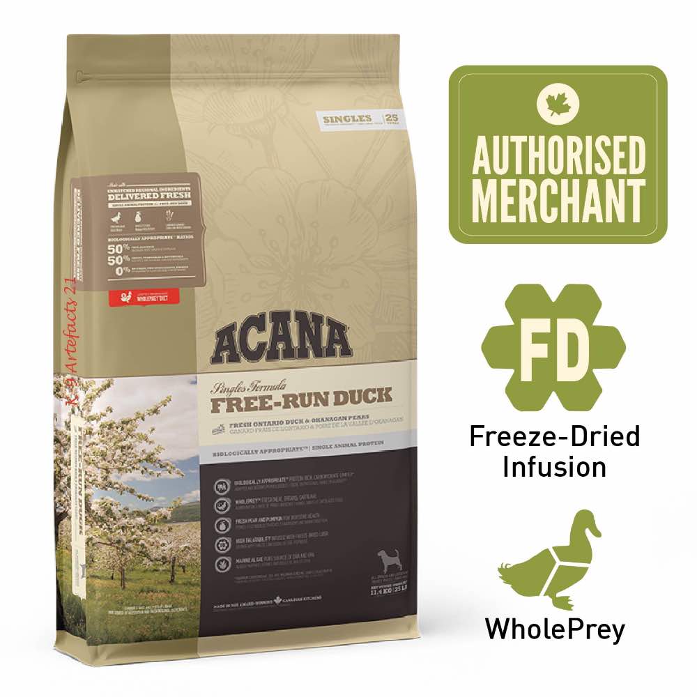 ACANA Singles Free-Run Duck Grain-Free Dry Dog Food