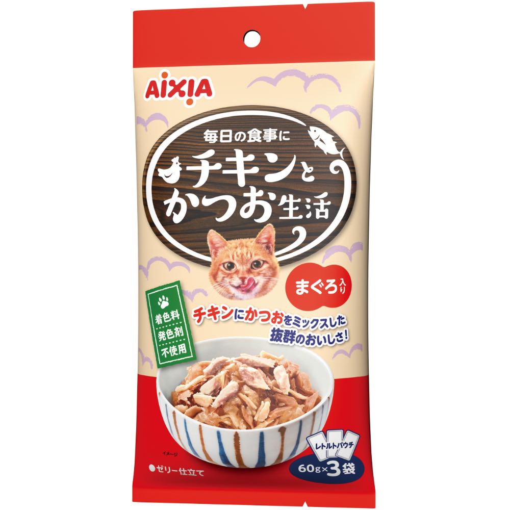 Aixia Chicken & Fish Life Tuna Grain-Free Cat Treats 180g