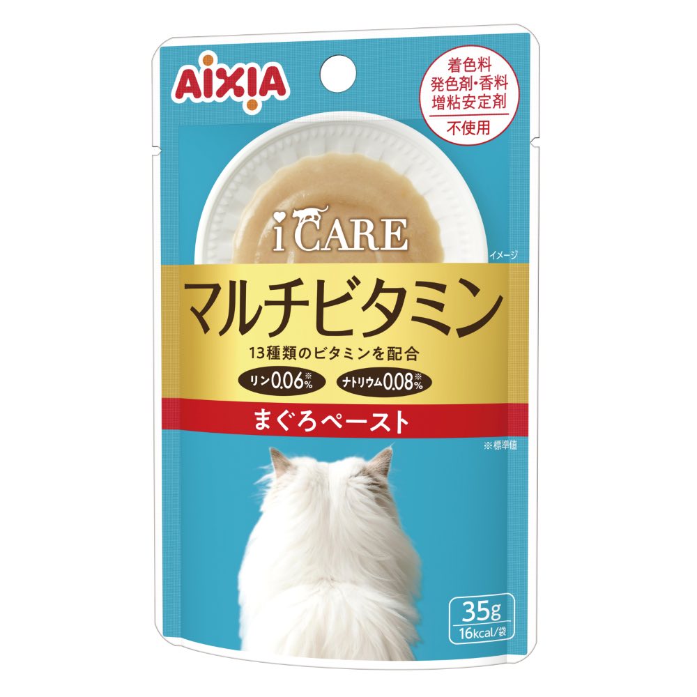 Aixia i CARE Multivitamin Tuna Paste Pouch Wet Cat Food 35g x 12