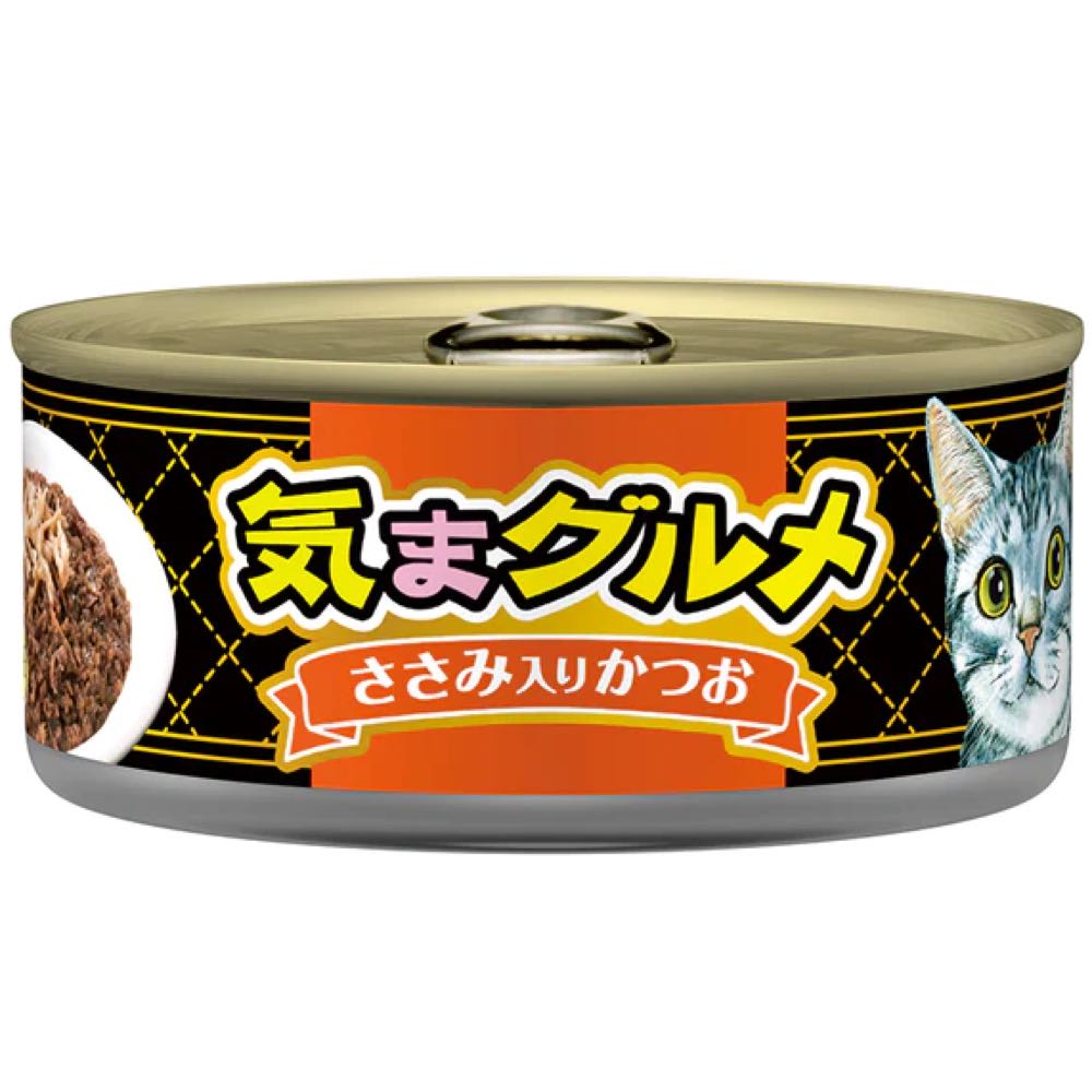 $5 OFF 24 cans: Aixia Kimagurume (Kima Gourmet) Skipjack Tuna With Chicken Fillet Canned Cat Food 155g x 24