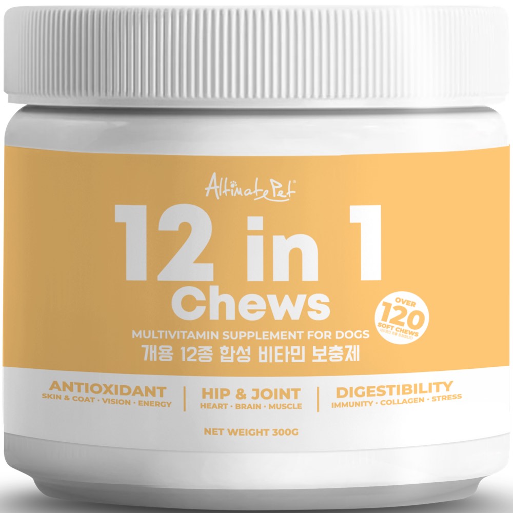 'BUNDLE DEAL': Altimate Pet 12 In 1 Multivitamin Dog Supplement Chews 250g