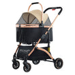 BNDC Pet Stroller 301 For Cats & Dogs (Khaki)