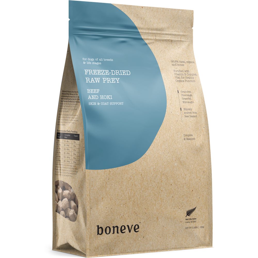 TRIAL SPECIAL $6 OFF: Boneve Grain-Free Freeze-Dried Raw Dog Food 100g