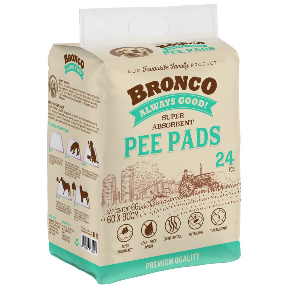 Bronco Super Absorbent Dog Pee Pads