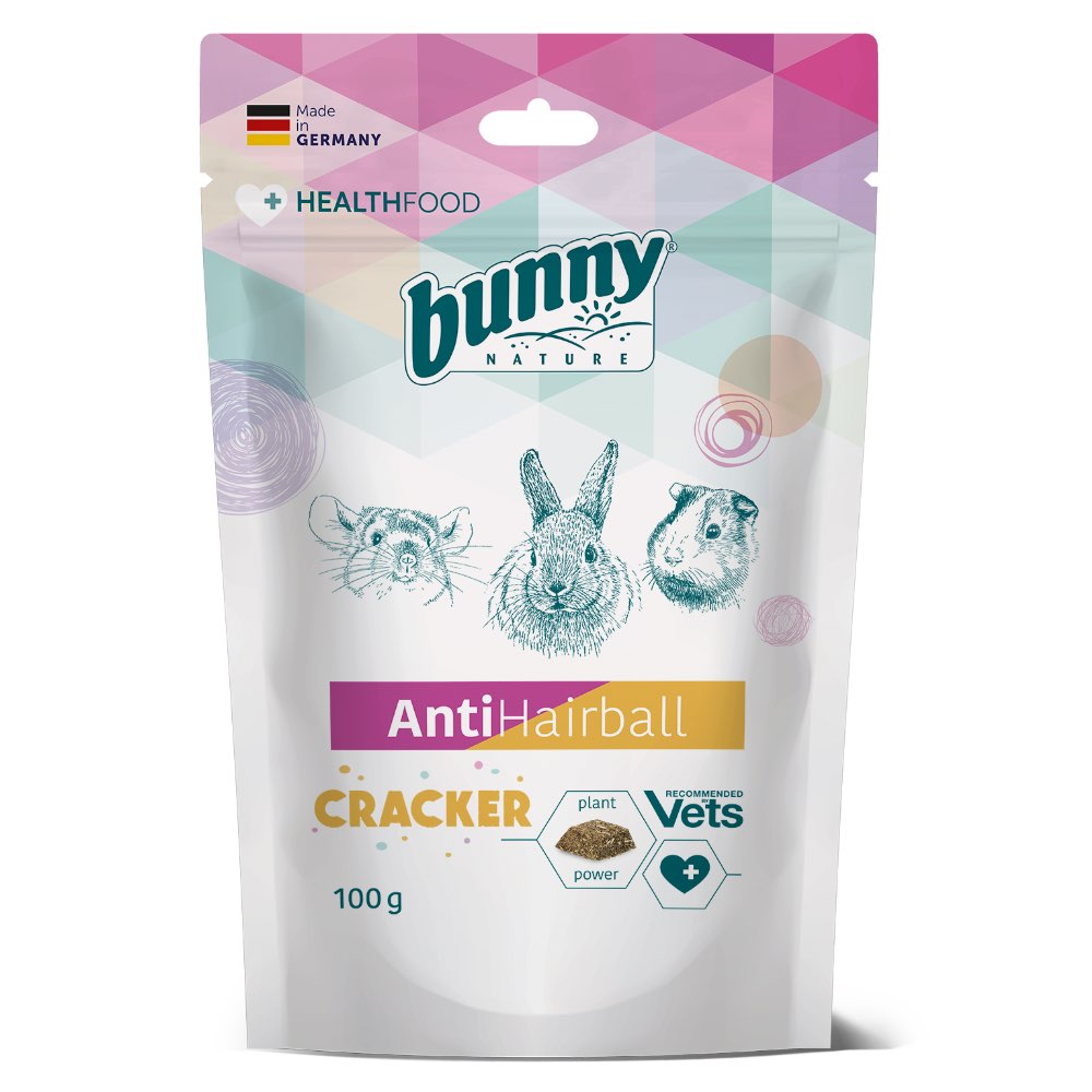 Bunny Nature AntiHairball Cracker Rabbit Food 100g