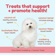 CocoTherapy Coco-Gems Cranberry + Coconut Organic Grain-Free Dog Treats 5oz