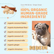 CocoTherapy Coco-Milk Bones Ginger Snaps Organic Grain-Free Dog Treats 6oz