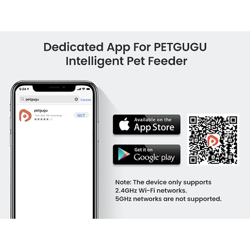 Petgugu Smart Feeder With Camera For Cats & Dogs